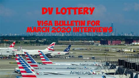 dv lottery 2020 visa bulletin.